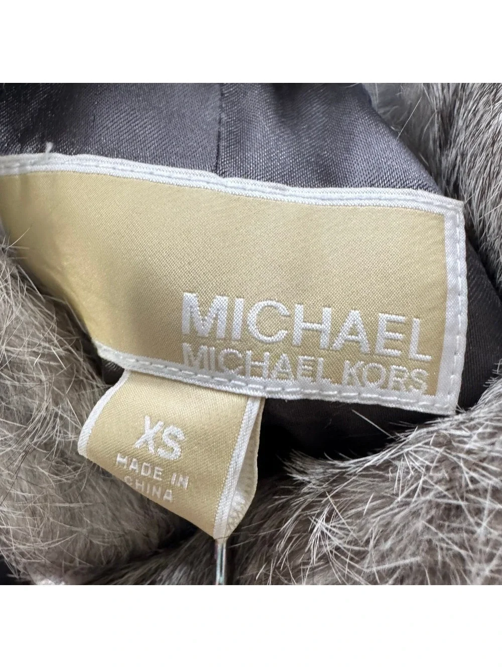 Michael Kors Real Rabbit Fur Vest Size XS